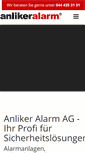 Mobile Screenshot of anliker-alarm.ch